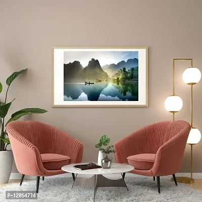 Print Panda Fabulous Landscape Wall Poster for Home Decor, Living Room, Bed Room, Kids Room, Play Room, Restaurant, Hotel (Self Adhesive Vinyl, Water Proof) (R059) (4 ft x 3 ft)-thumb2