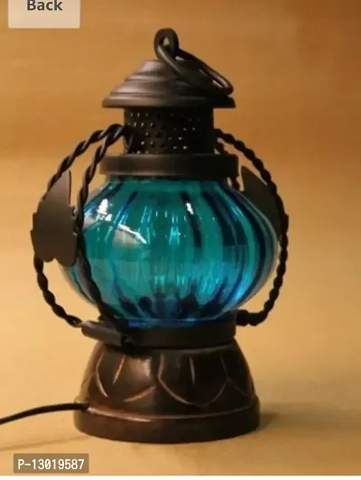 ultra design Made Beautiful lamp of Blue Colour (6x6x14)