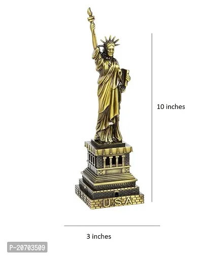 ZAHAB Statue of Liberty Figurine Metal Showpiece for Home Decoration | Showpiece for Gift | Showpiece for Living Room-thumb2