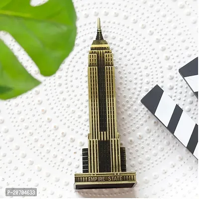 zahab 9in Antique Finish NY Souvenir Empire State Building Metal Miniature Statue showpiece for Home Decor || Showpiece for Gift || Showpiece for Home Decoration