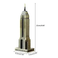 zahab 9in Antique Finish NY Souvenir Empire State Building Metal Miniature Statue showpiece for Home Decor || Showpiece for Gift || Showpiece for Home Decoration-thumb3