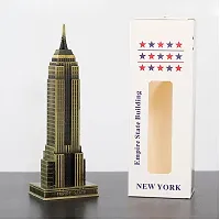 zahab 9in Antique Finish NY Souvenir Empire State Building Metal Miniature Statue showpiece for Home Decor || Showpiece for Gift || Showpiece for Home Decoration-thumb4