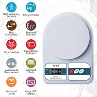 Weight Machine For Kitchen Shop And Scale Multipurpose Portable Electronic Digital Weighing Scale Weight Machine Upto 10 Kg-thumb1