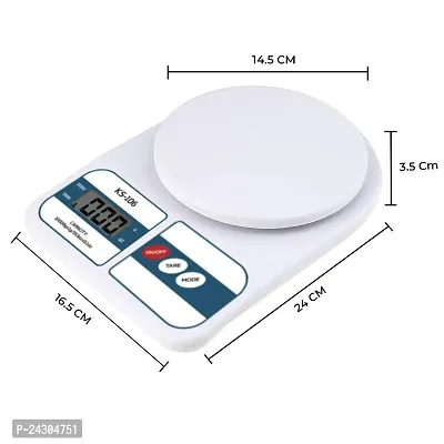 Weight Machine For Kitchen Shop And Scale Multipurpose Portable Electronic Digital Weighing Scale Weight Machine Upto 10 Kg-thumb2