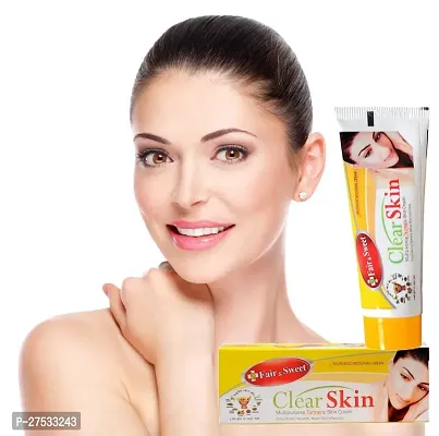 FAIRNESS EXPERT Clear Skin Turmeric Fairness Cream for skin Glowing brightening, Chemical free, Enriched with Goodness and Haldi for Radiant Skin,50G (Pack of 2)-thumb4