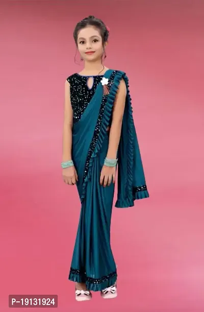 Ready To Wear Girl Saree-thumb0