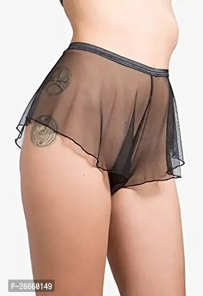 Niche Labels Presents Curvy Fully See Through Transparent Plus Size Panty Underwear-thumb0