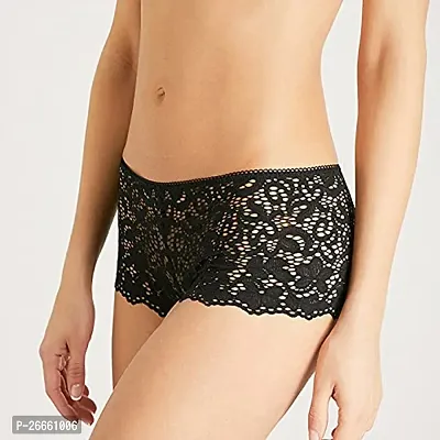 Niche Labels Presents 3 Pack Sensual Luxury Lace Panties Black-thumb4