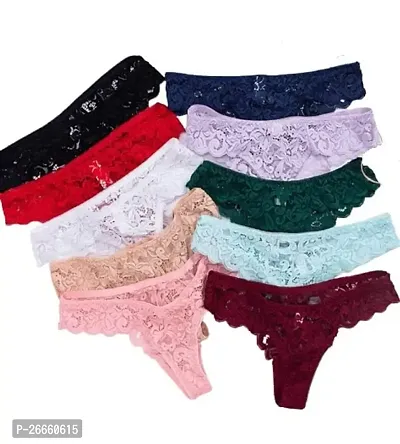 Niche Labels Presents 2 Pack Very Sexy Lace Thong Panties-thumb0