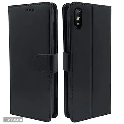 redmi 9A sport Flip Cover | Premium Back Cover |Flip Cover With Inbuilt Cash And Card For remdi 9A Sport | redmi 9A sport case | mobile Cover| smartphone Case-thumb0