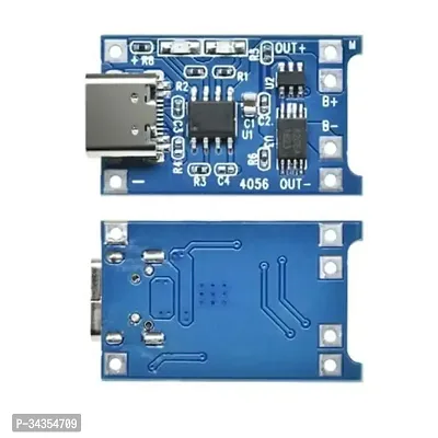 Tp4056 1A Charging Module For 3.7V Li-Ion Battery(Type- C) Pack Of 4-thumb0