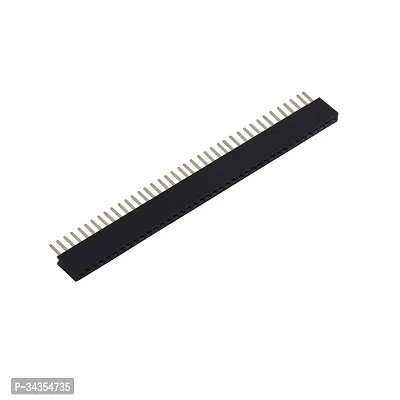 40 Pins Female Berg Strip Connector Straight Header Pin (Pack Of 10)-thumb0