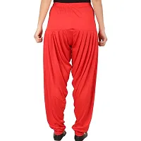 Stunning Red Silk Blend  Patiala Pant For Women-thumb1