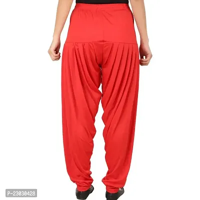 Stunning Red Silk Blend  Patiala Pant For Women-thumb2