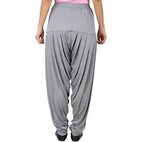 Stunning Grey Silk Blend  Patiala Pant For Women-thumb1