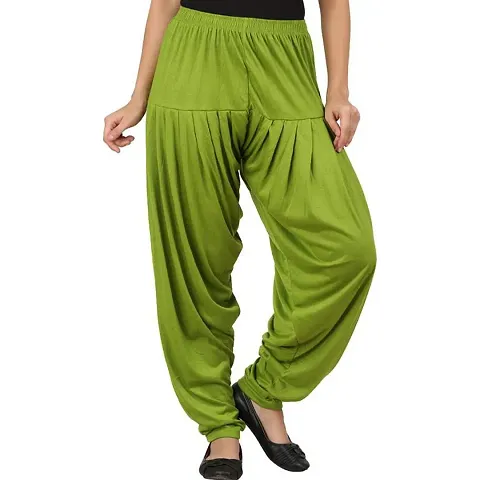 Stunning Silk Blend Patiala Pant For Women