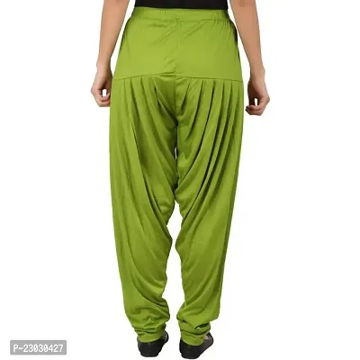 Stunning Green Silk Blend  Patiala Pant For Women-thumb2