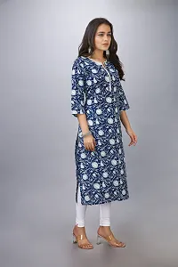 Fancy Cotton Printed Kurtas For Women-thumb1