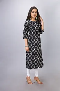 Fancy Cotton Printed Kurtas For Women-thumb1