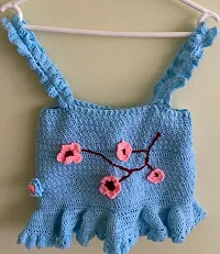 Pure handmade crochet Sweatshirt cum Crop top-thumb1