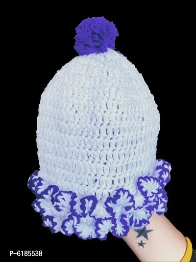 Cap for Kids with Handmade crochet-thumb3
