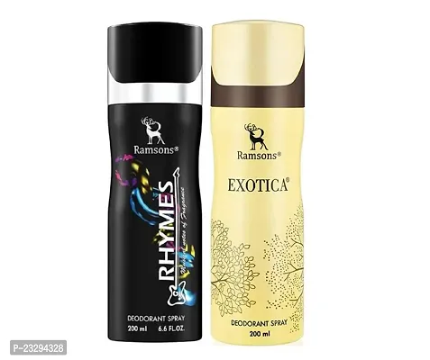 1 RAMSONS EXOTICA DEODORANT (200ML) + 1 RAMSONS RHYMES DEODORANT (200ML)