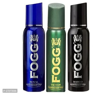 1 FOGG ROYAL BODY SPRAY FOR MEN 120ML + 1 FOGG VICTOR BODY SPRAY FOR MEN 120ML + 1 FOGG MARCO BODY SPRAY FOR MEN 120ML