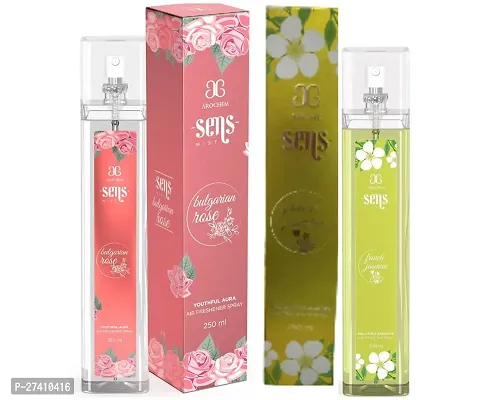 1 AROCHEM BULGARIAN ROSE AIR FRESHENER 250ML + 1 AROCHEM FRENCH JASMINE AIR FRESHENER 250ML