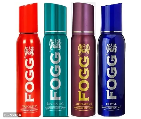 1 FOGG MAJESTIC BODY SPRAY DEO 120ML + 1 FOGG NAPOLEON BODY SPRAY DEO 120ML + 1 FOGG ROYAL BODY SPRAY DEO 120ML + 1 FOGG MONARCH BODY SPRAY DEO 120ML-thumb0