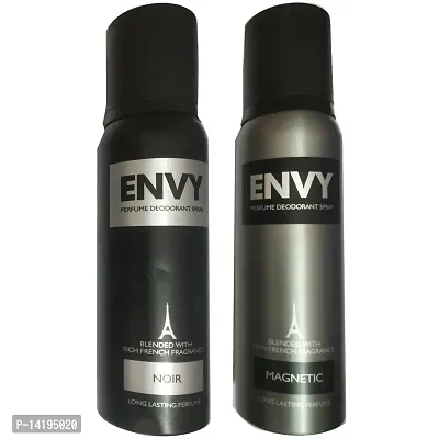 1 Envy Noir Deodorant Spray 120 ML With 1 Envy Magnetic Deodorant Spray 120 ML