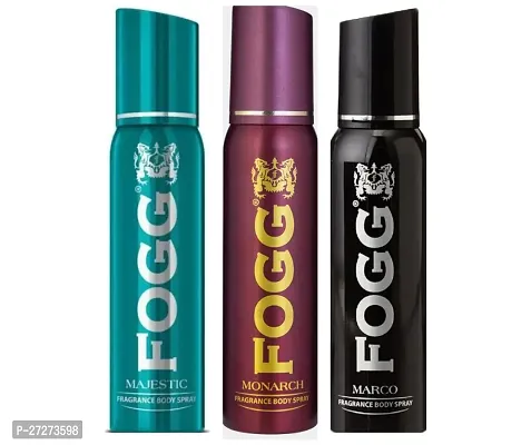 1 FOGG MONARCH BODY SPRAY FOR MEN 120ML + 1 FOGG MAJESTIC BODY SPRAY FOR MEN 120ML + 1 FOGG MARCO BODY SPRAY FOR MEN 120ML-thumb0