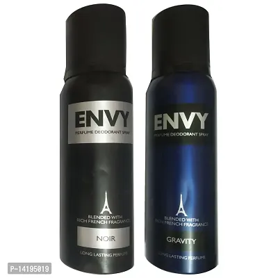 1 Envy Noir Deodorant Spray 120 ML With 1 Envy Gravity Deodorant Spray 120 ML-thumb0