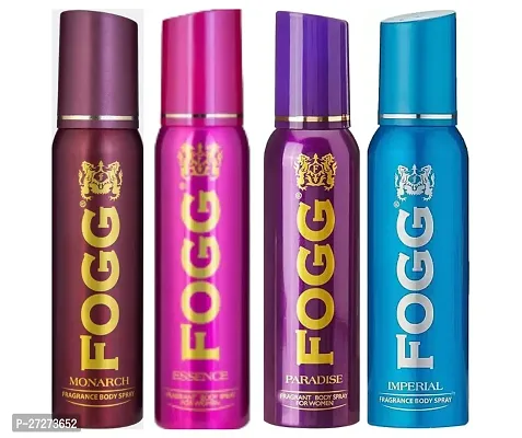 1 FOGG MONARCH BODY SPRAY DEO 120ML + 1 FOGG PARADISE BODY SPRAY DEO 120ML + 1 FOGG IMPERIAL BODY SPRAY DEO 120ML + 1 FOGG ESSENSE BODY SPRAY DEO 120ML-thumb0