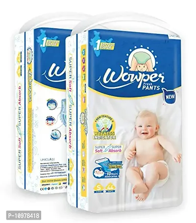2 Wowper Small Fresh Pant Diaper (44 Pcsx2)