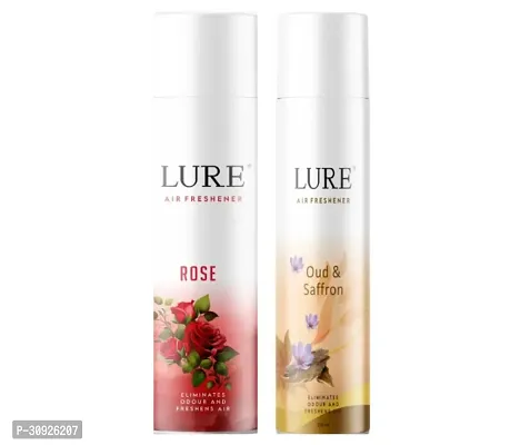 1 Rose Air Freshener 220Ml + 1 Oud  Saffron Air Freshener 220Ml