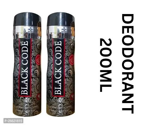 2 BLACKCODE DEODORANT 200ML