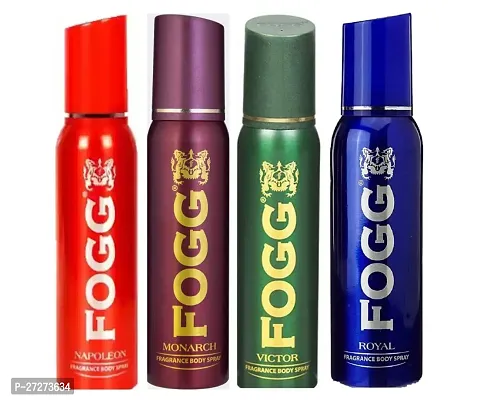 1 FOGG MONARCH BODY SPRAY DEO 120ML + 1 FOGG NAPOLEON BODY SPRAY DEO 120ML + 1 FOGG ROYAL BODY SPRAY DEO 120ML + 1 FOGG VICTOR BODY SPRAY DEO 120ML