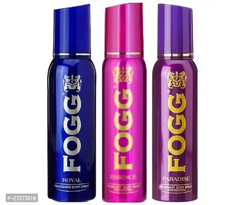 1 FOGG PARADISE BODY SPRAY DEO 120ML + 1 FOGG ESSENCE BODY SPRAY DEO 120ML + 1 FOGG ROYAL BODY SPRAY DEO 120ML-thumb0