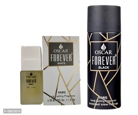 1 Oscar Forever White Perfume (30Ml) ,1 Oscar Forever Paris Black Deodorant (150Ml)