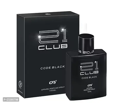 1 CFS 21 CLUB CODE BLACK PERFUME 100ML