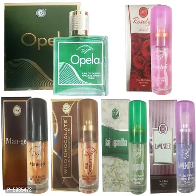 Dsp Opela perfume (100 ml) (1 Pcs) + Dsp Roselyn perfume (10 ml) (1 Pcs) + Dsp Manget perfume (10 ml) (1 Pcs) + Dsp Wild Chocolate perfume (10 ml) (1 Pcs) + Dsp Rajnigandha perfume (10 ml) (1 Pcs) + D-thumb0