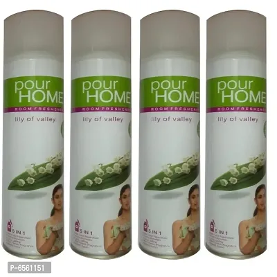 4 POUR HOME  LILY OF VALLEY  ROOM FRESHENER 270 ML-thumb0