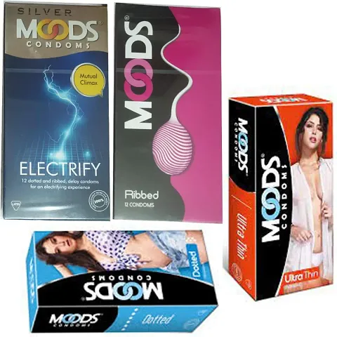 Different Flavored Condom Pack Of 4