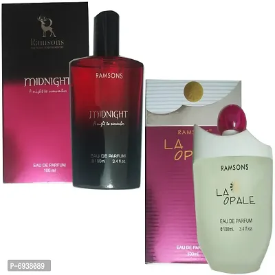 1 RAMSONS MIDNIGHT PERFUME 100 ML+1 RAMSONS  LA OPALE PERFUME 100 ML