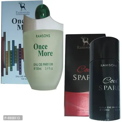 1 RAMSONS  ONCE MORE PERFUME 100 ML+1 RAMSONS COOL SPARK PERFUME 100 ML-thumb0