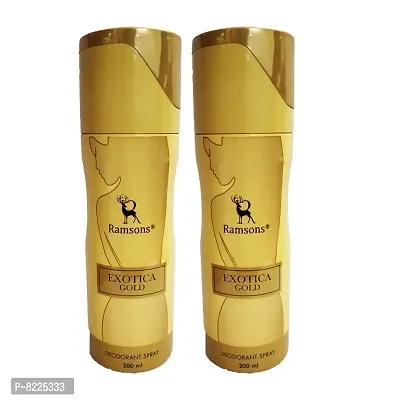 2 RAMSONS EXOTICA GOLD DEODORANT 200 ML-thumb0