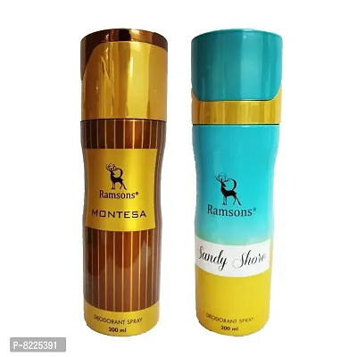 1 RAMSONS MONTESA DEODORANT 200 ML+1 RAMSONS SANDY SHORE DEODORANT 200 ML