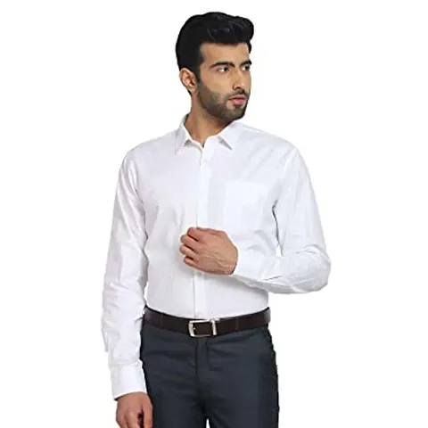 ZAKOD Plain Cotton Shirts for Men,100% Pure Cotton Shirts,Available Sizes M=38,L=40,XL=42