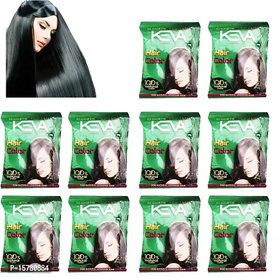 10 KEVA HAIR COLOUR BLACK 20 GM.