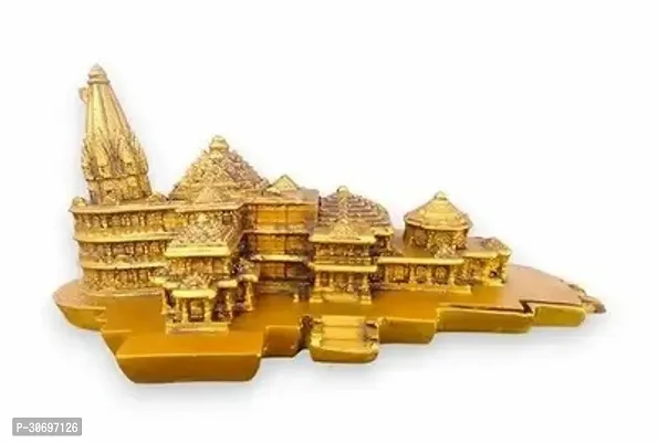 Authentic Design Ram Mandir Ayodhya 3 D Model for Home Temple Home Decor and Gifts